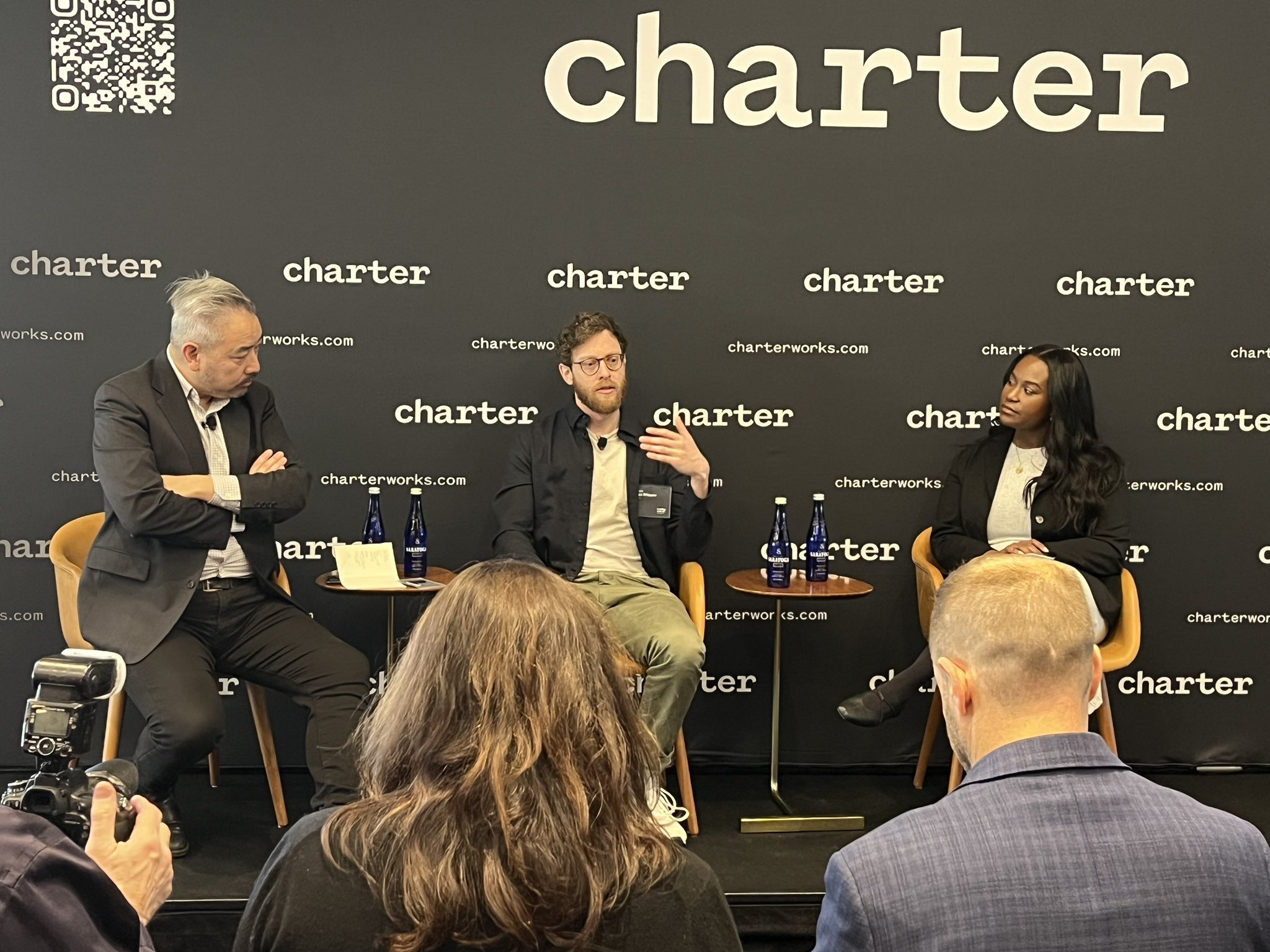 Speaking at CharterWorks AI Summit with James Cham