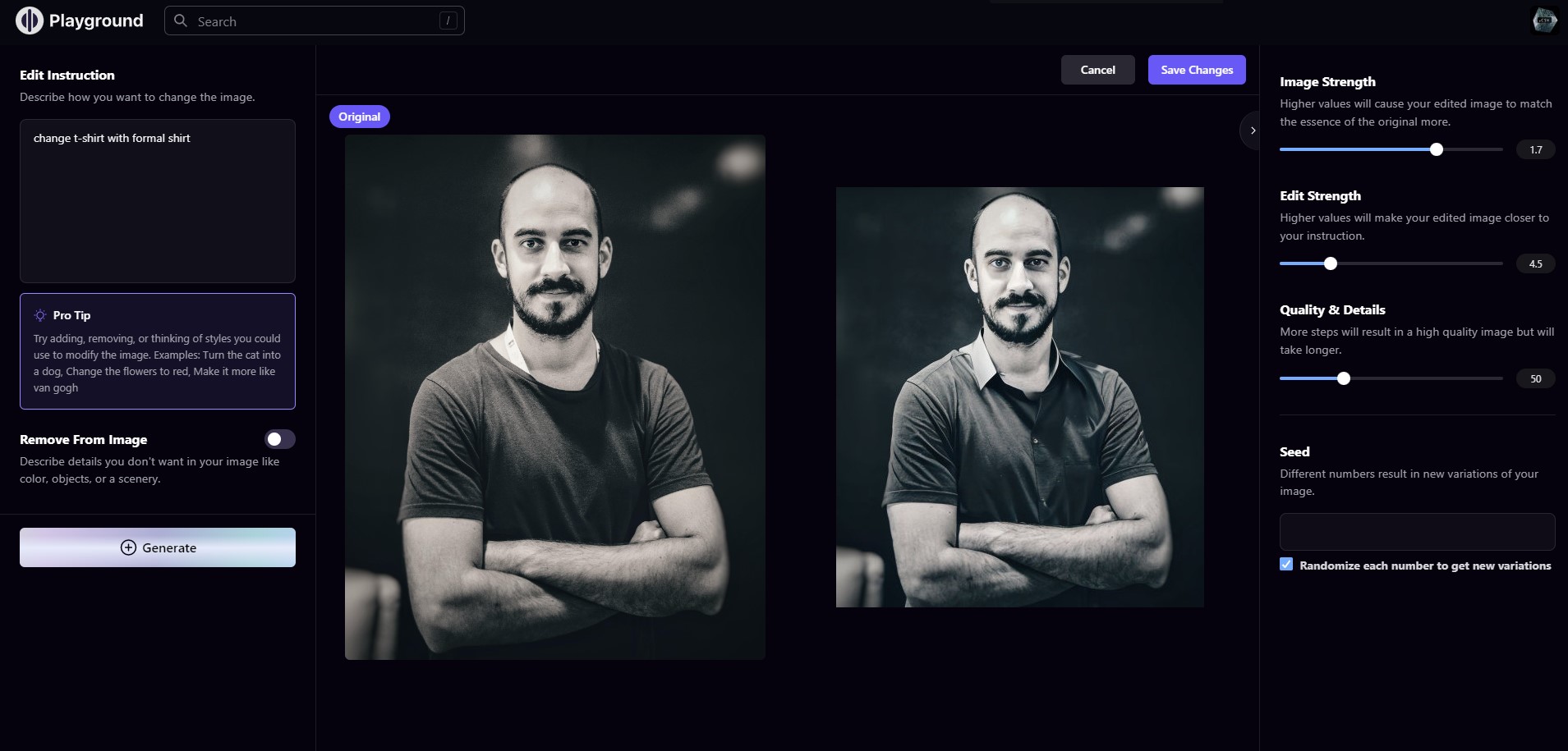 AI Tool Changes Clothing in Photos Instantly