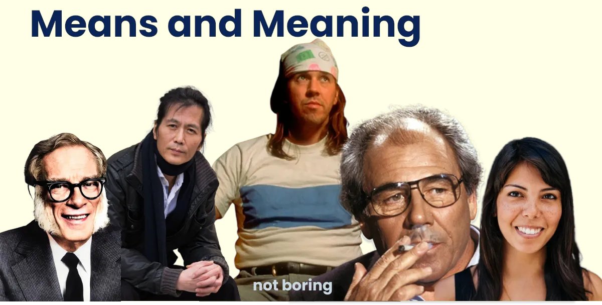 Technology Creates Means, Not Meaning: Our Role