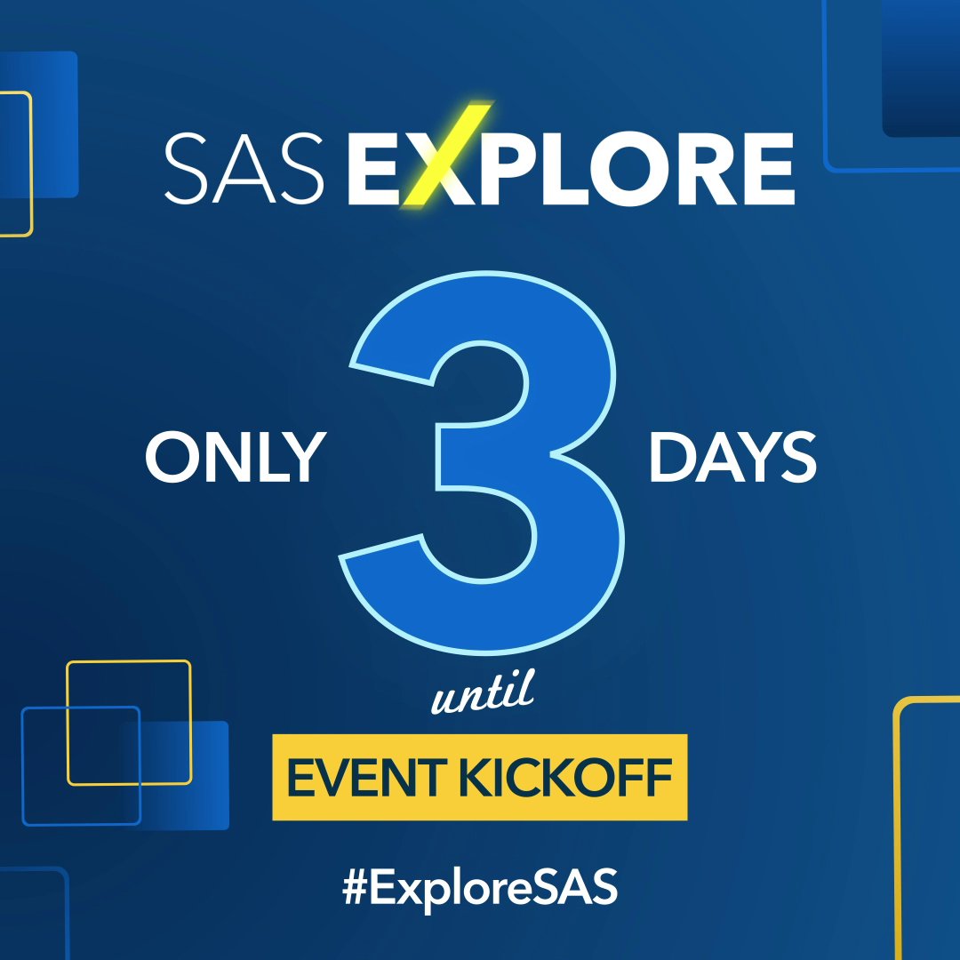 SAS ExploreSAS 2026 Las Vegas Event Kickoff Countdown