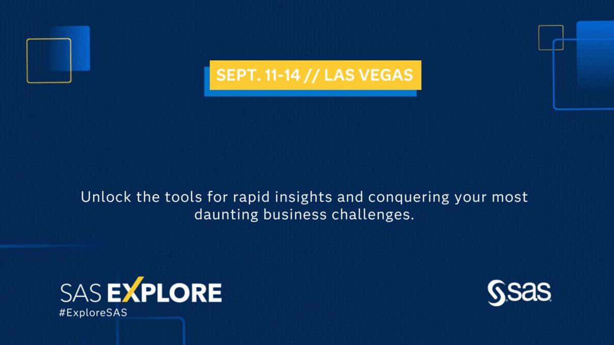 SAS Explore Conference: Data Analytics, AI and Open Source Networking