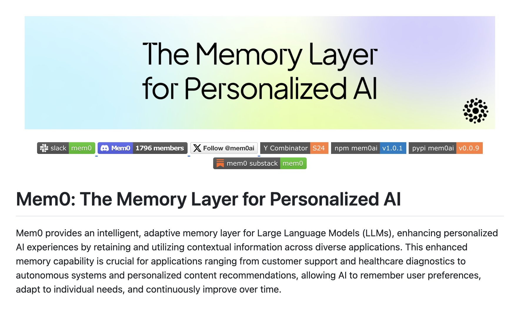 Mem0 Revolutionizes AI Memory Layer for LLMs with 20K Stars