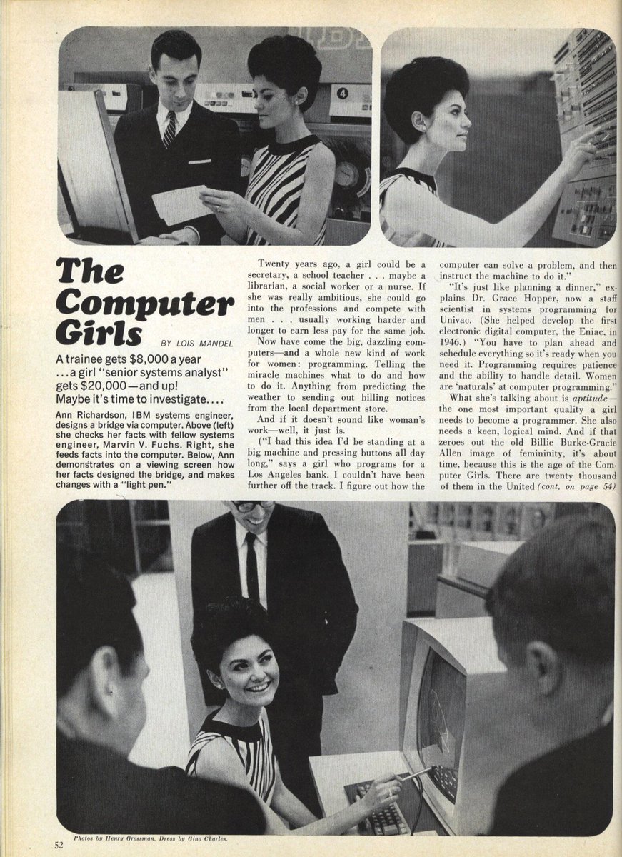The Computer Girls: When Programming Was a Female-Dominated Field