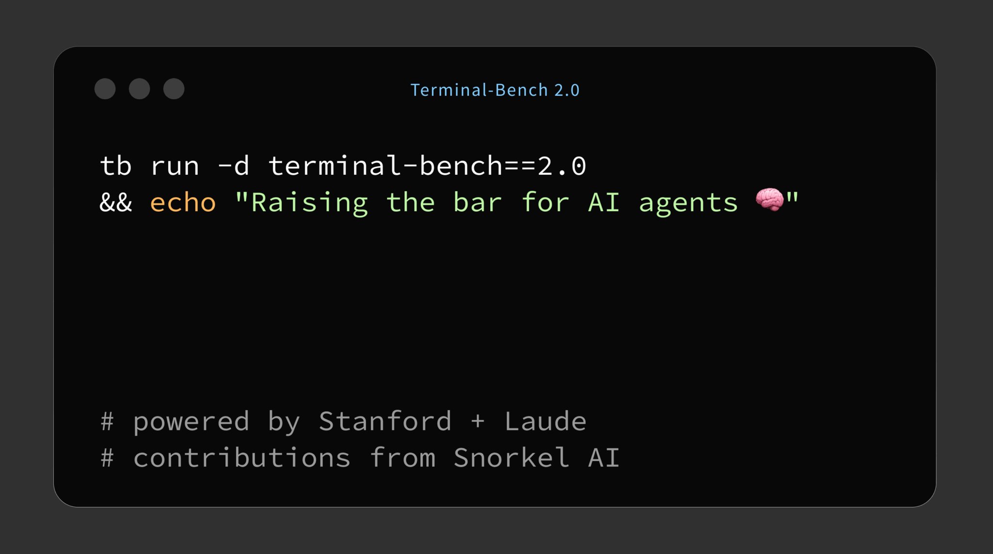 TerminalBench 2.0: Redefining Agent Evaluation With Stanford Partnership