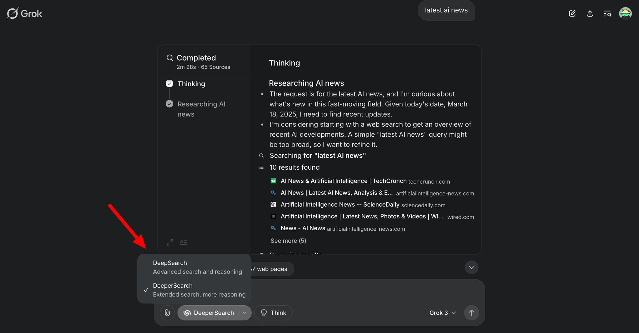 Grok UI Update Enhances Model Preset Functionality