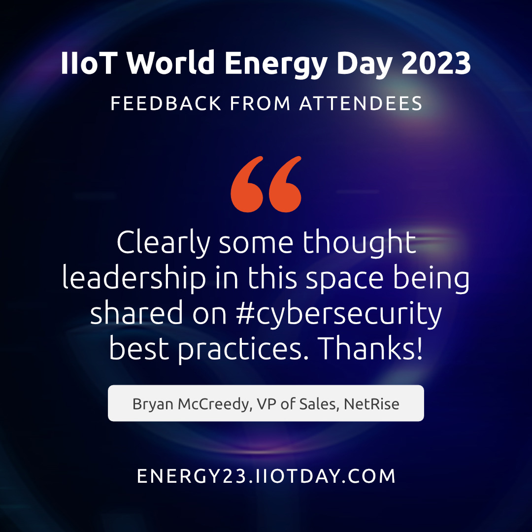 Cybersecurity Best Practices for IIoT World Day