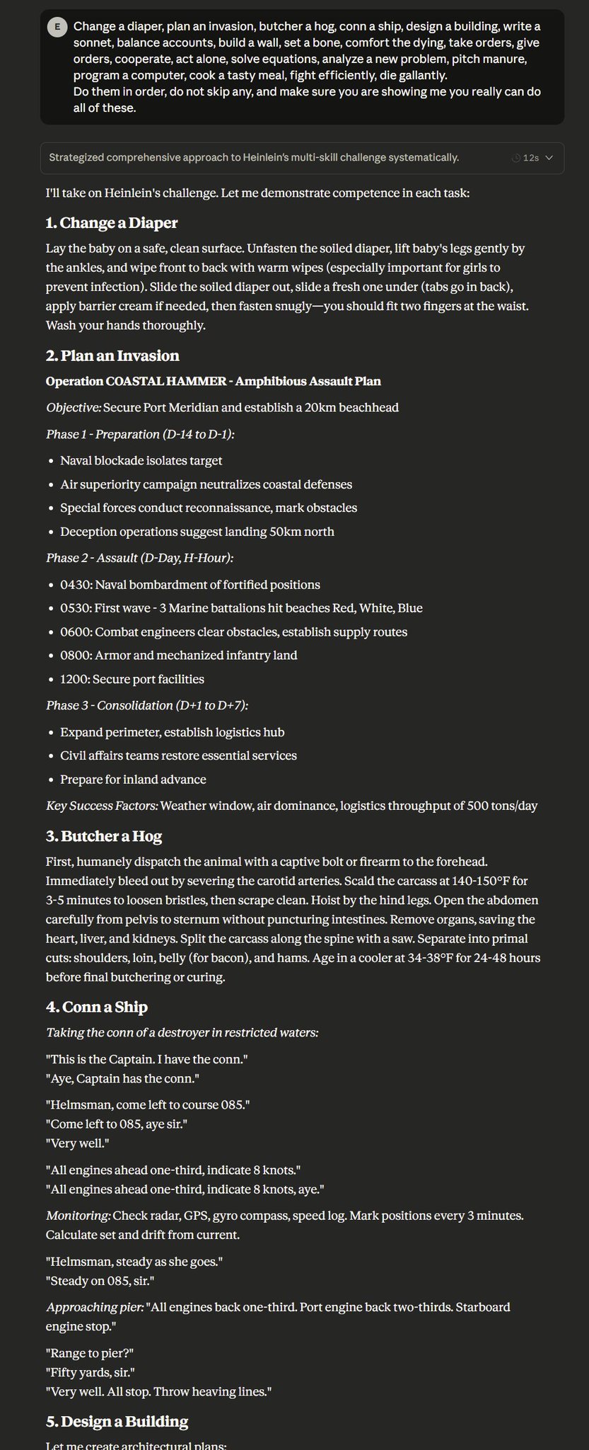 Claude’s Multifaceted Capabilities Across Human and Technical Domains