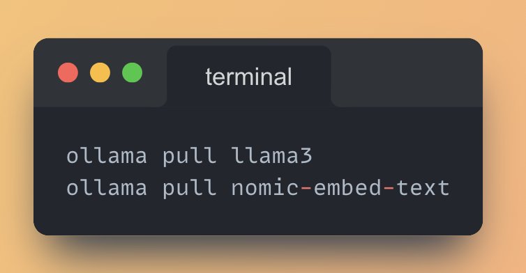 Setting up Ollama with Llama-3 and embedding models