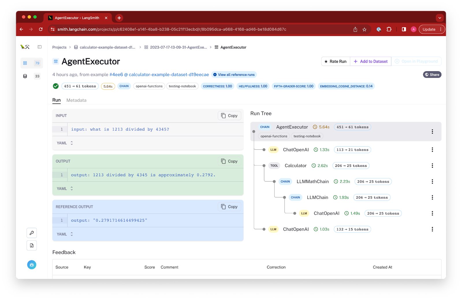 Mendable Leverages LangSmith Debug Tools Actions