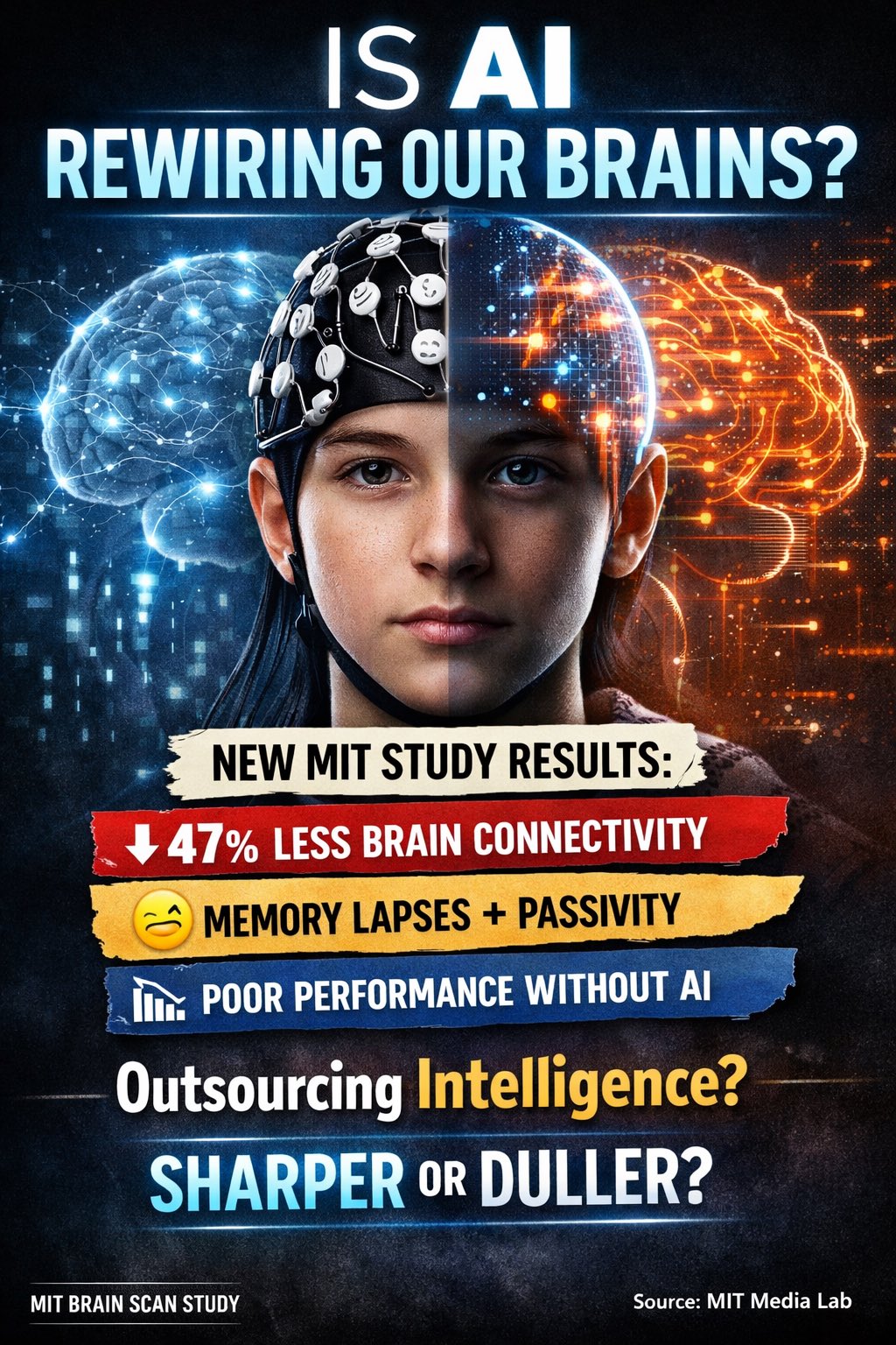 MIT Study: Heavy AI Use Reshapes Student Brain Connectivity