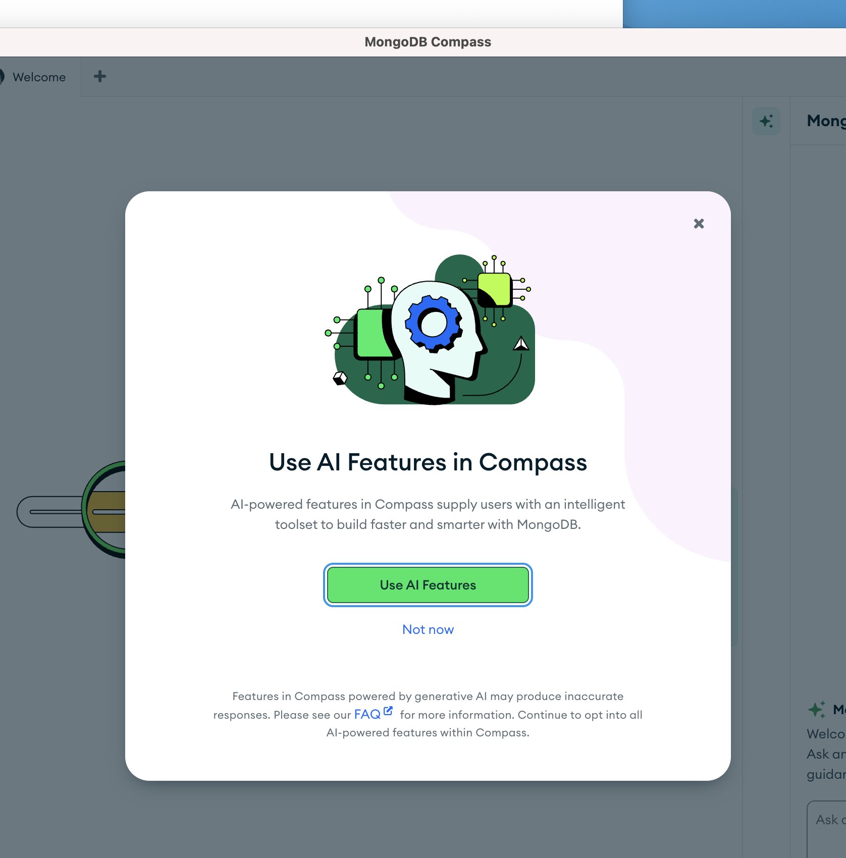 MongoDB Compass AI Features User Experience