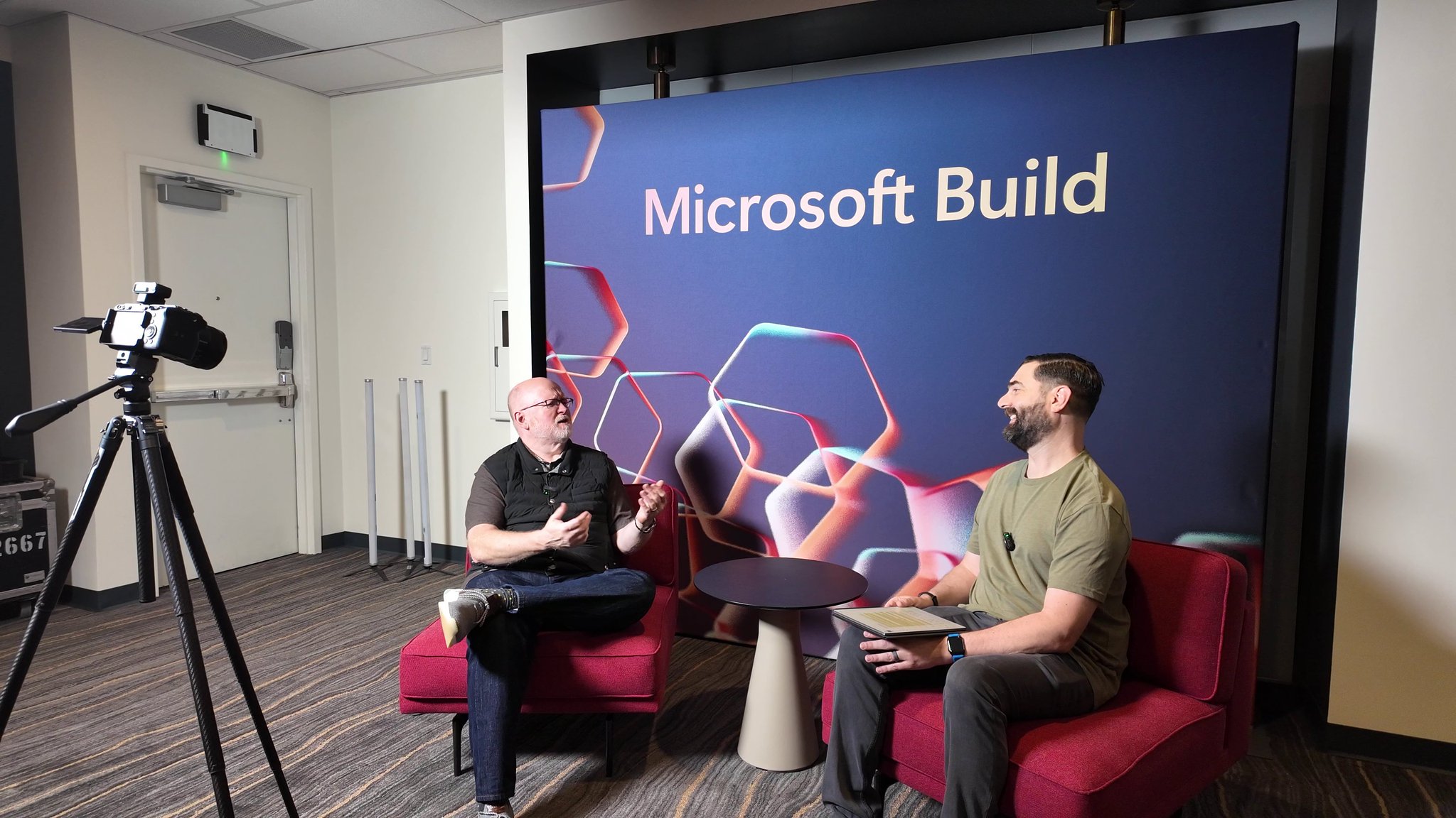 Meeting with Microsoft CTO Kevin Scott and Satya Nadella