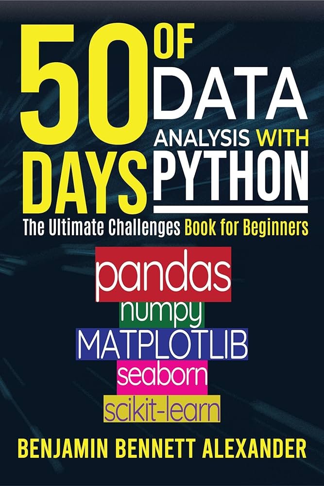 New Python Data Analysis Book with Hands-on Challenges for Beginners