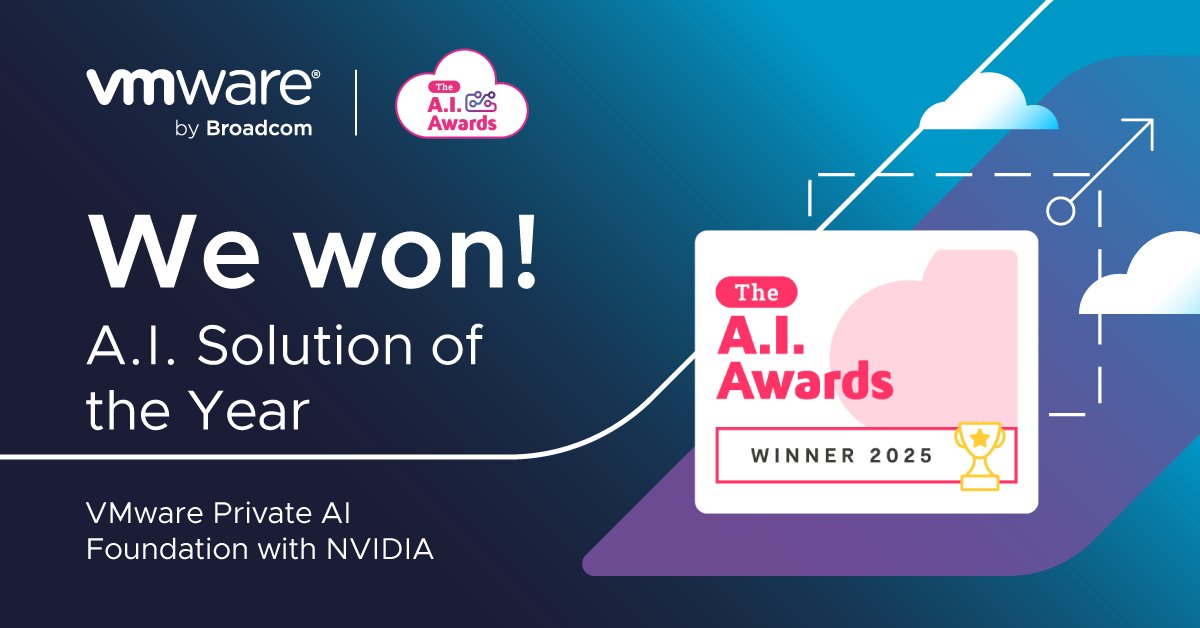 VMware NVIDIA AI Foundation Wins A.I. Solution of the Year Award