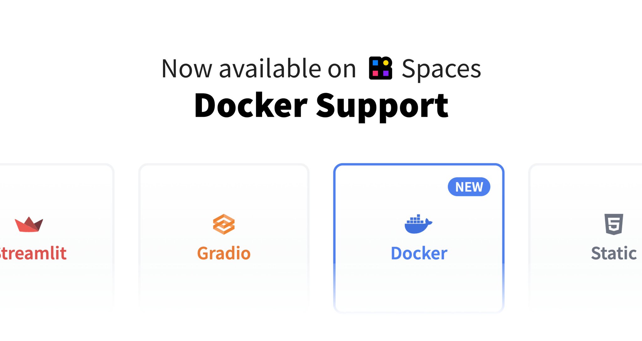 Docker Now Available for Spaces: Deploy ML Apps Easily