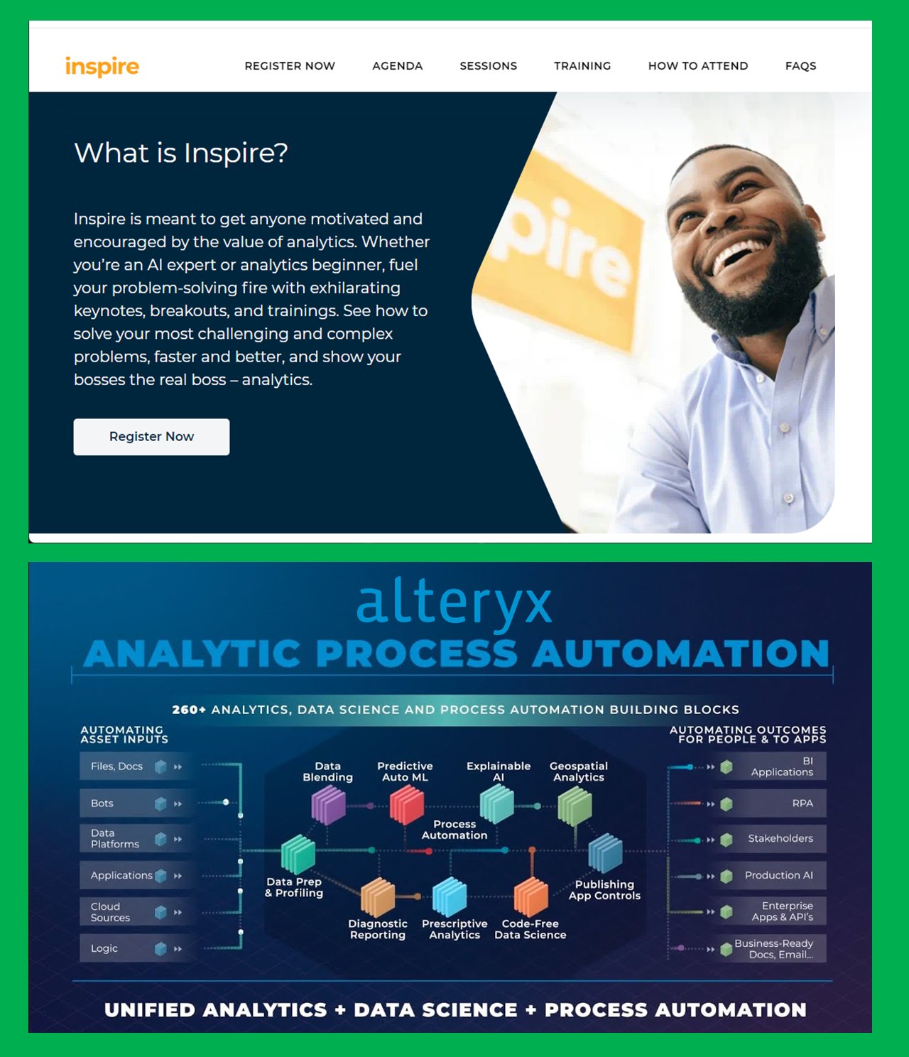 Alteryx Inspire Conference in Las Vegas Registration and Top Sessions