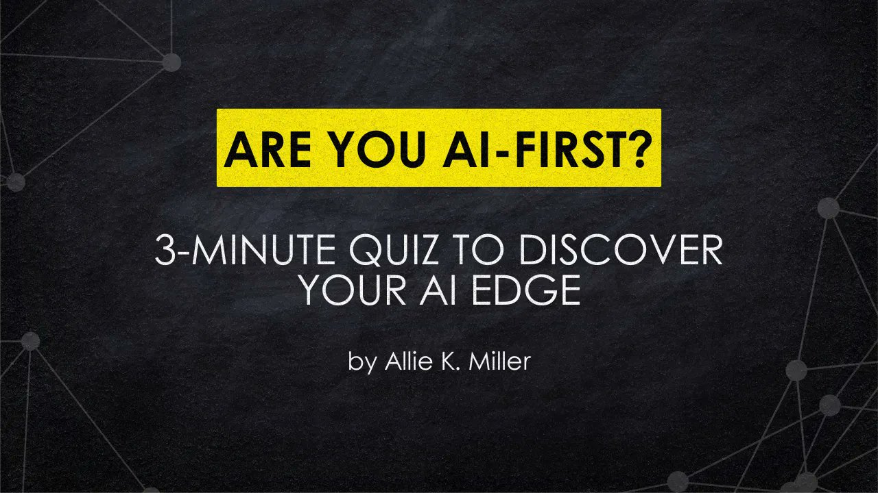 AI-First Quiz: Benchmark Your Artificial Intelligence Skills