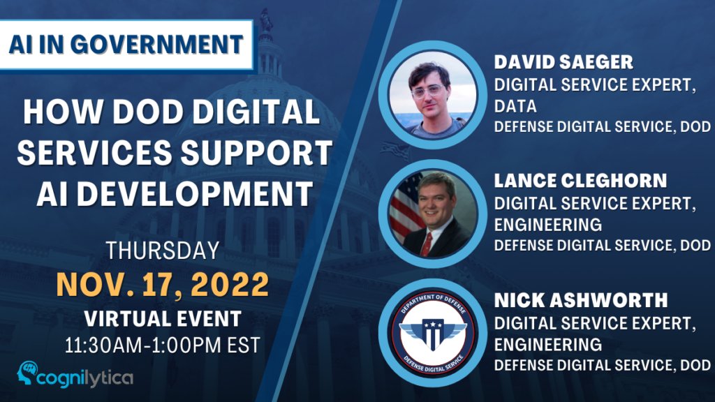 DoD Digital Services Support AI Development Webinar November 17