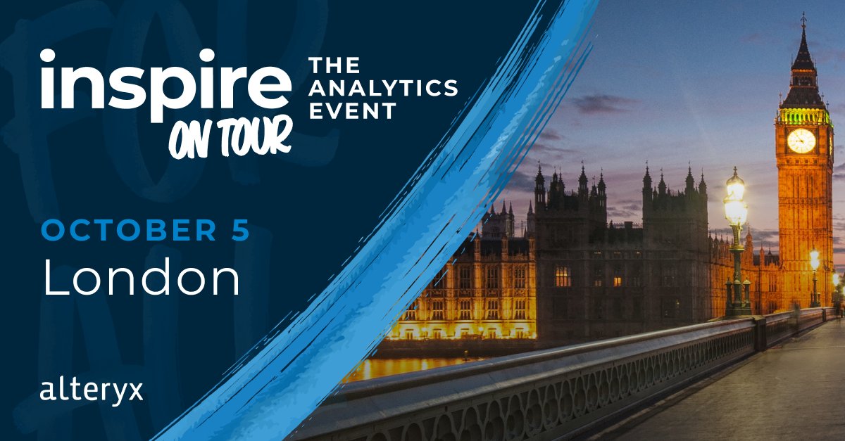 Alteryx Inspire London Tour: Analytics Industry Trends and Demos