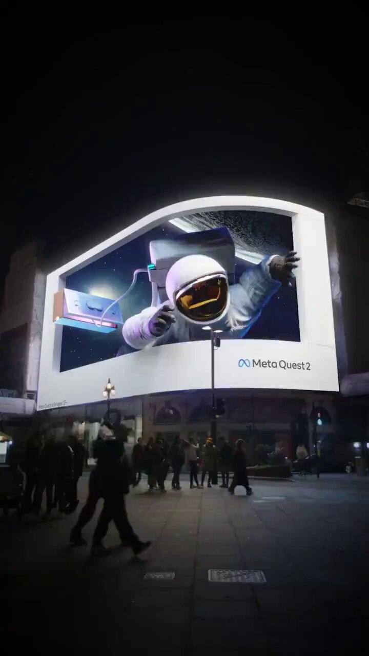 Meta Quest 2: 3D Billboard Innovation by UNIT9