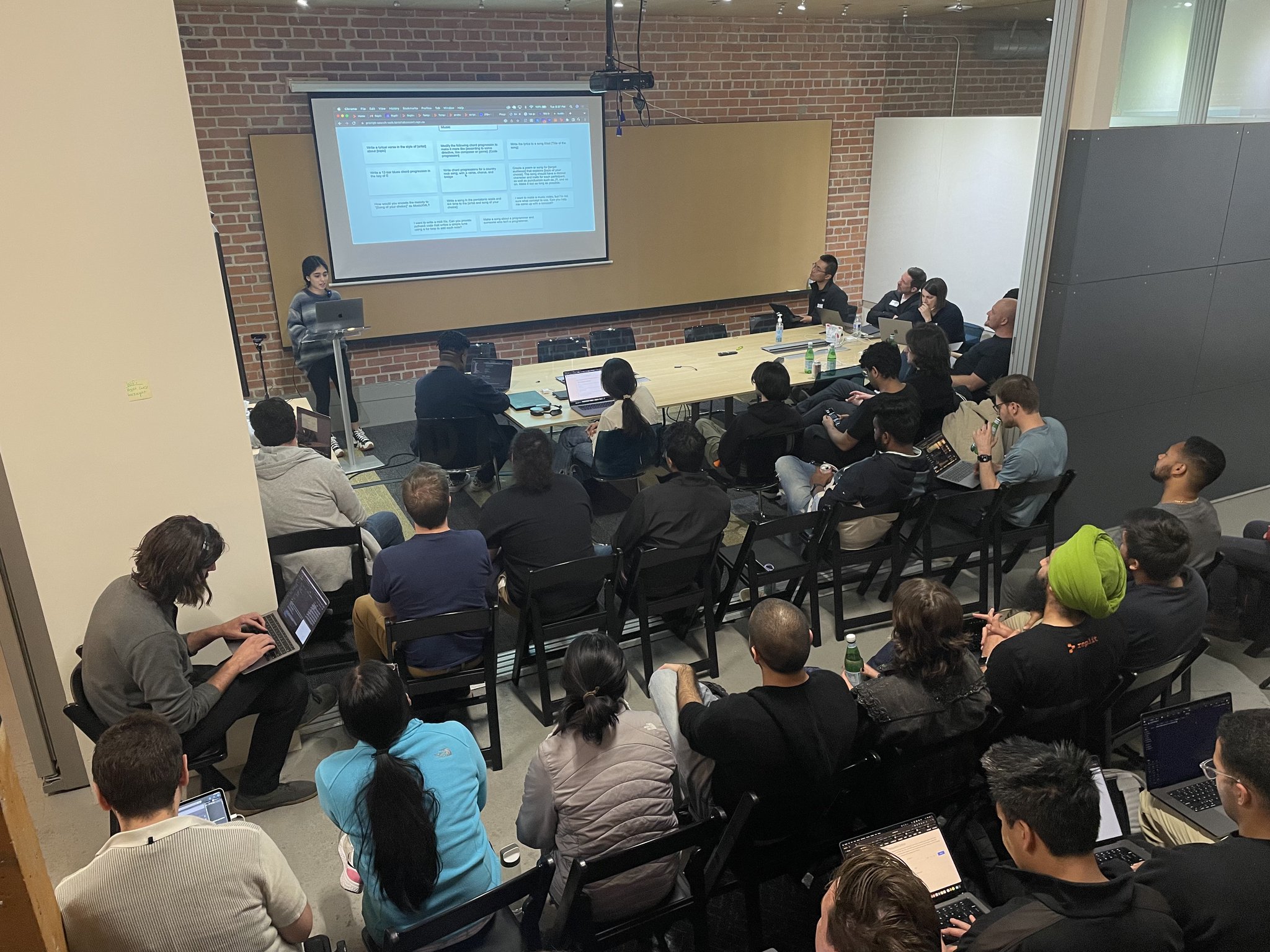 Impressive AI Demos at Replit Hack Night Event