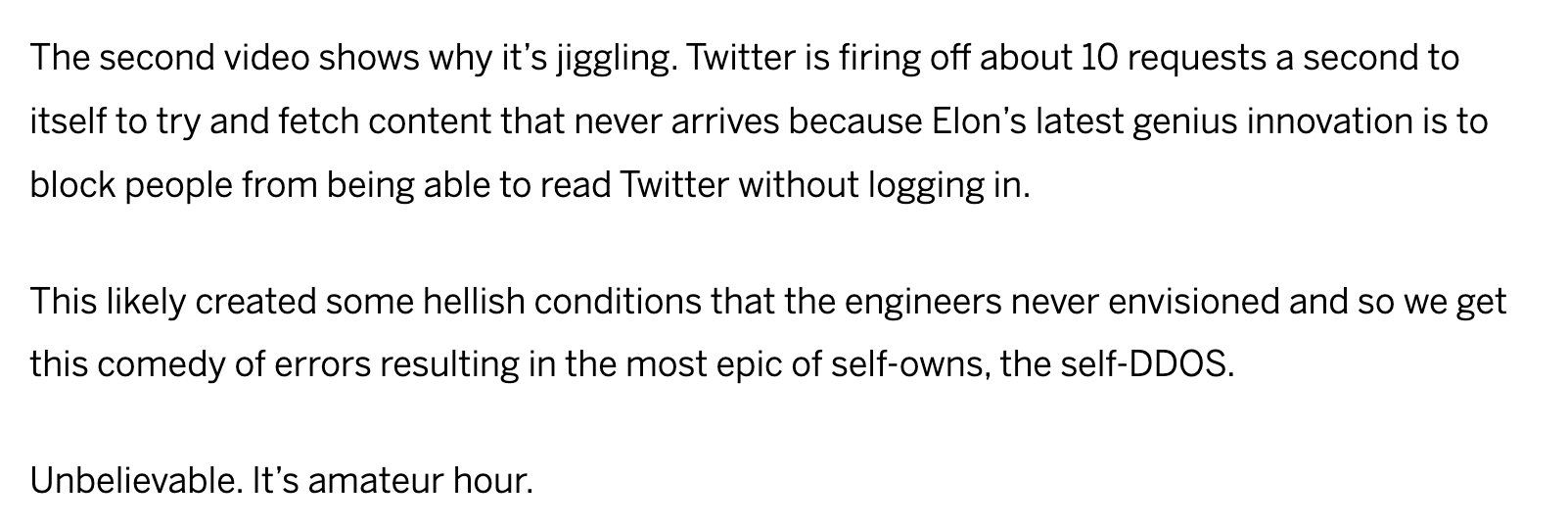 Twitter bug causes self-DDoS amid Elon Musk rate limits