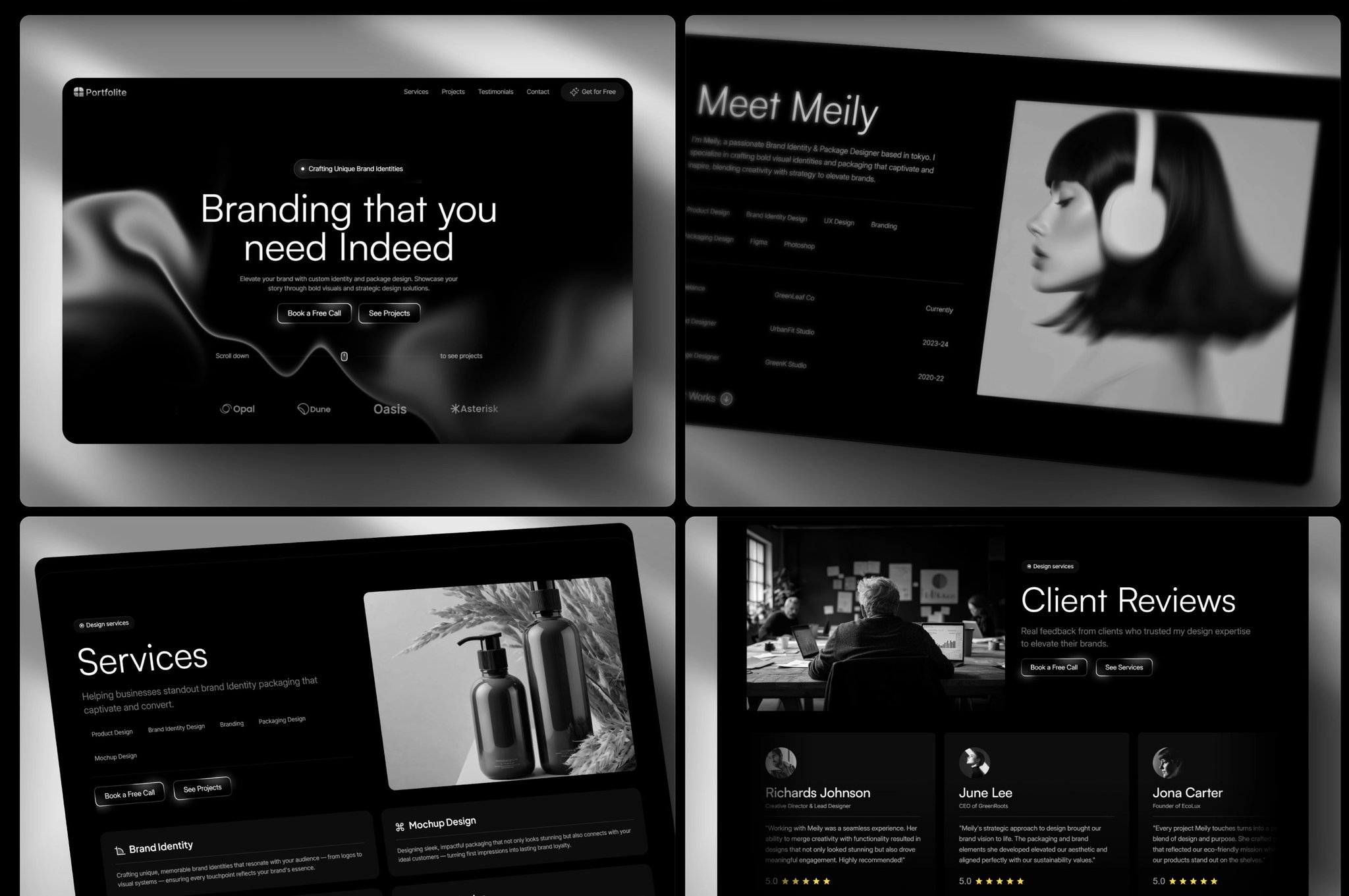 Testing Portfolio Template on Photo AI Platform