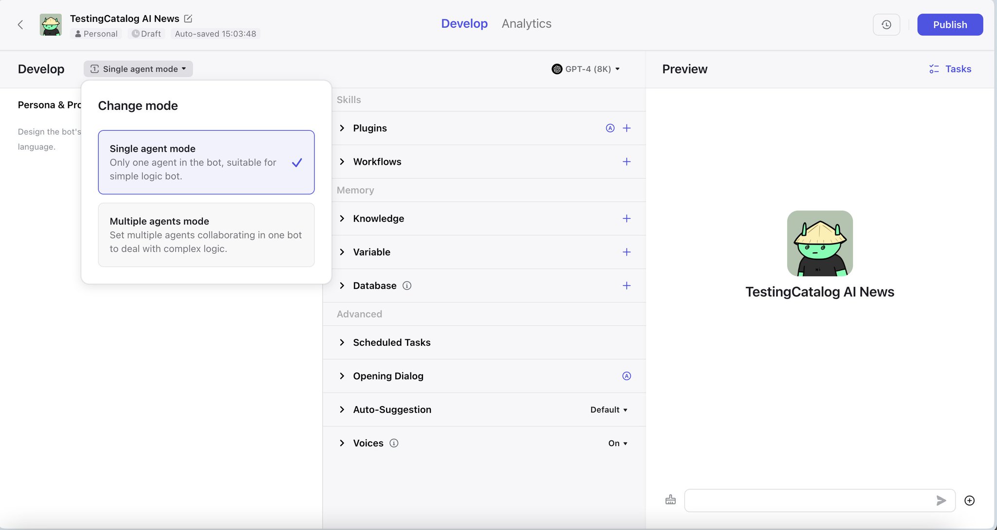 Coze AI Platform Features and Workflow Capabilities