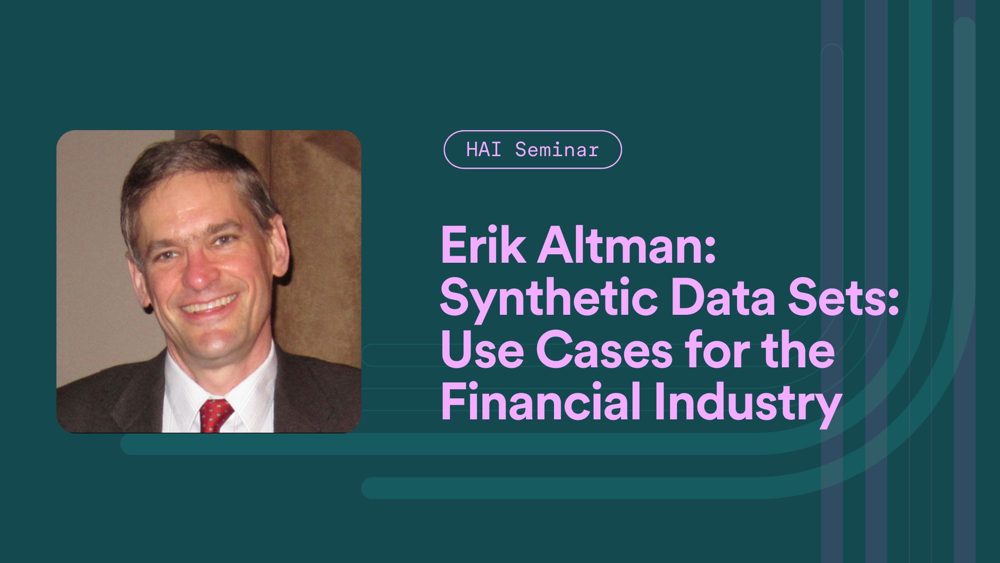 Synthetic Data for AI Fraud Detection: Stanford HAI Seminar