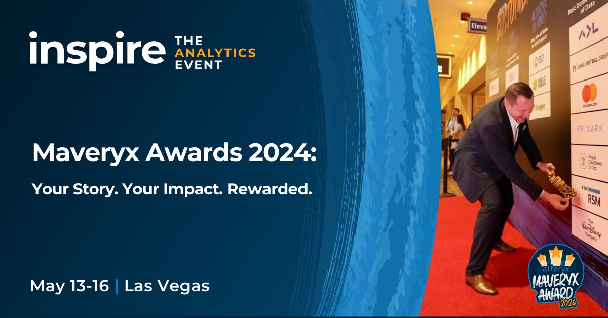 Alteryx Maveryk Awards: Submit Your Innovation Story