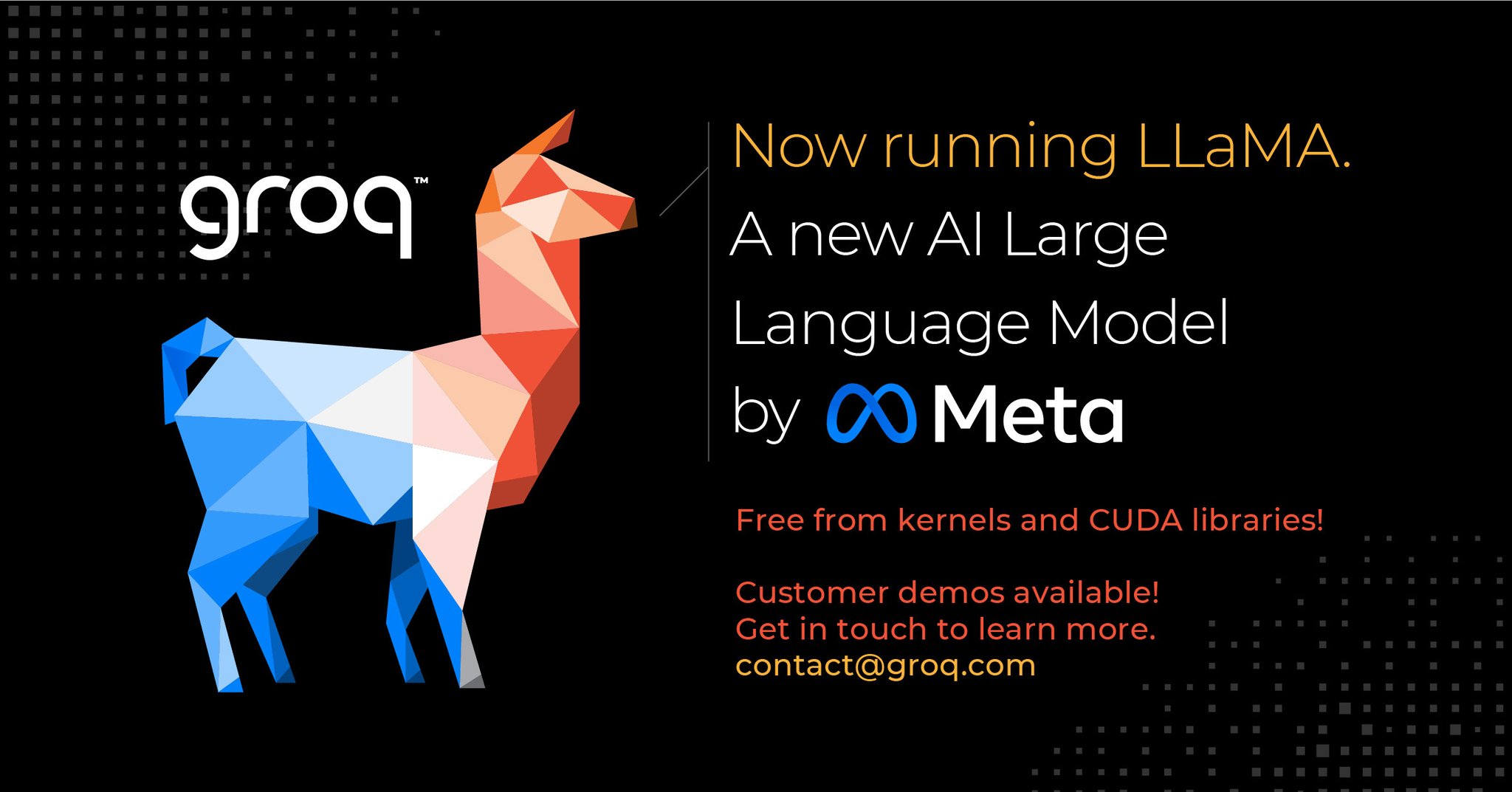 Groq Successfully Runs Meta’s LLaMA Model on Custom Hardware