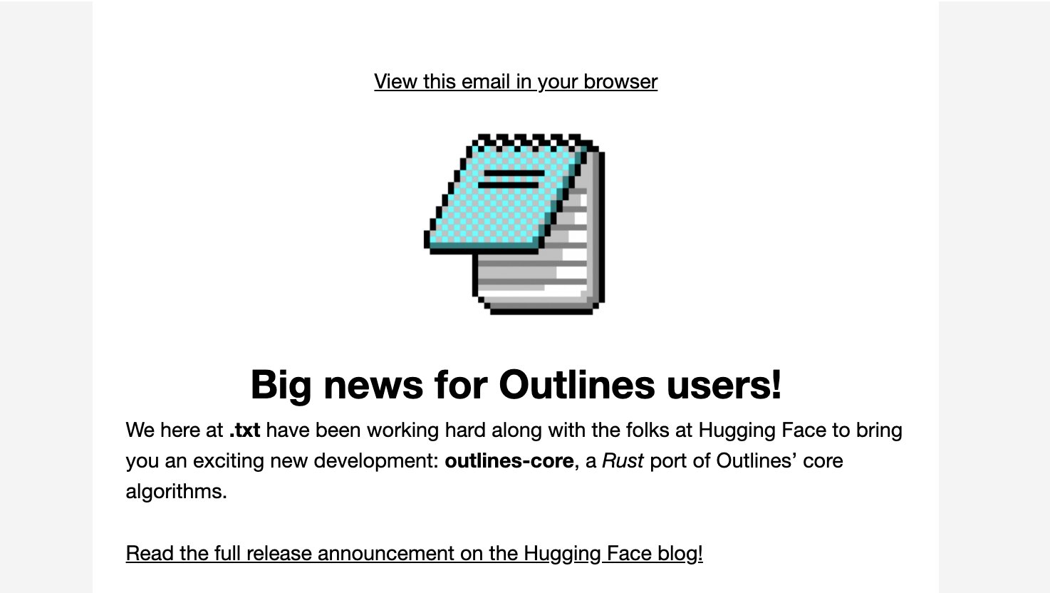 Outlines Algorithms Ported to Rust for Faster Structured Generation