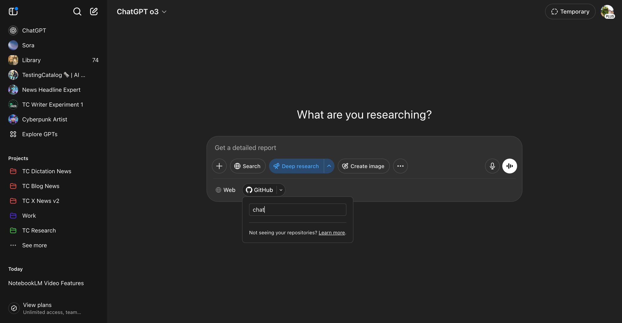 Issues with AI tool repository indexing
