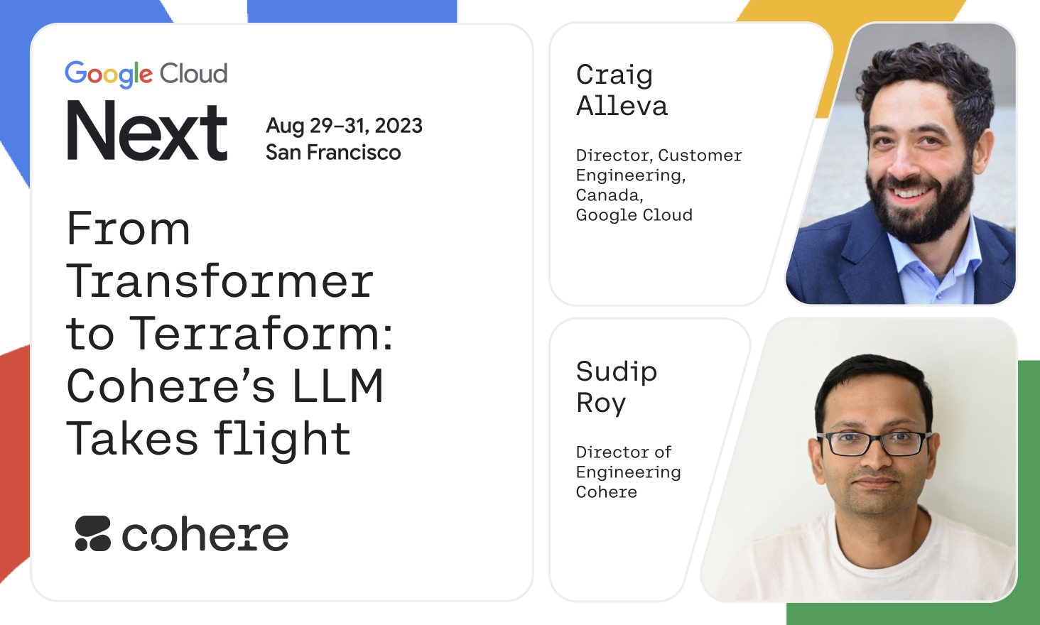 Cohere Presents at Google Cloud Next 2026