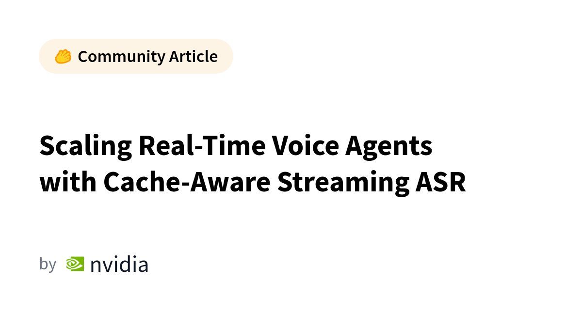Scaling Real-Time Voice Agents with Cache-Aware Streaming ASR