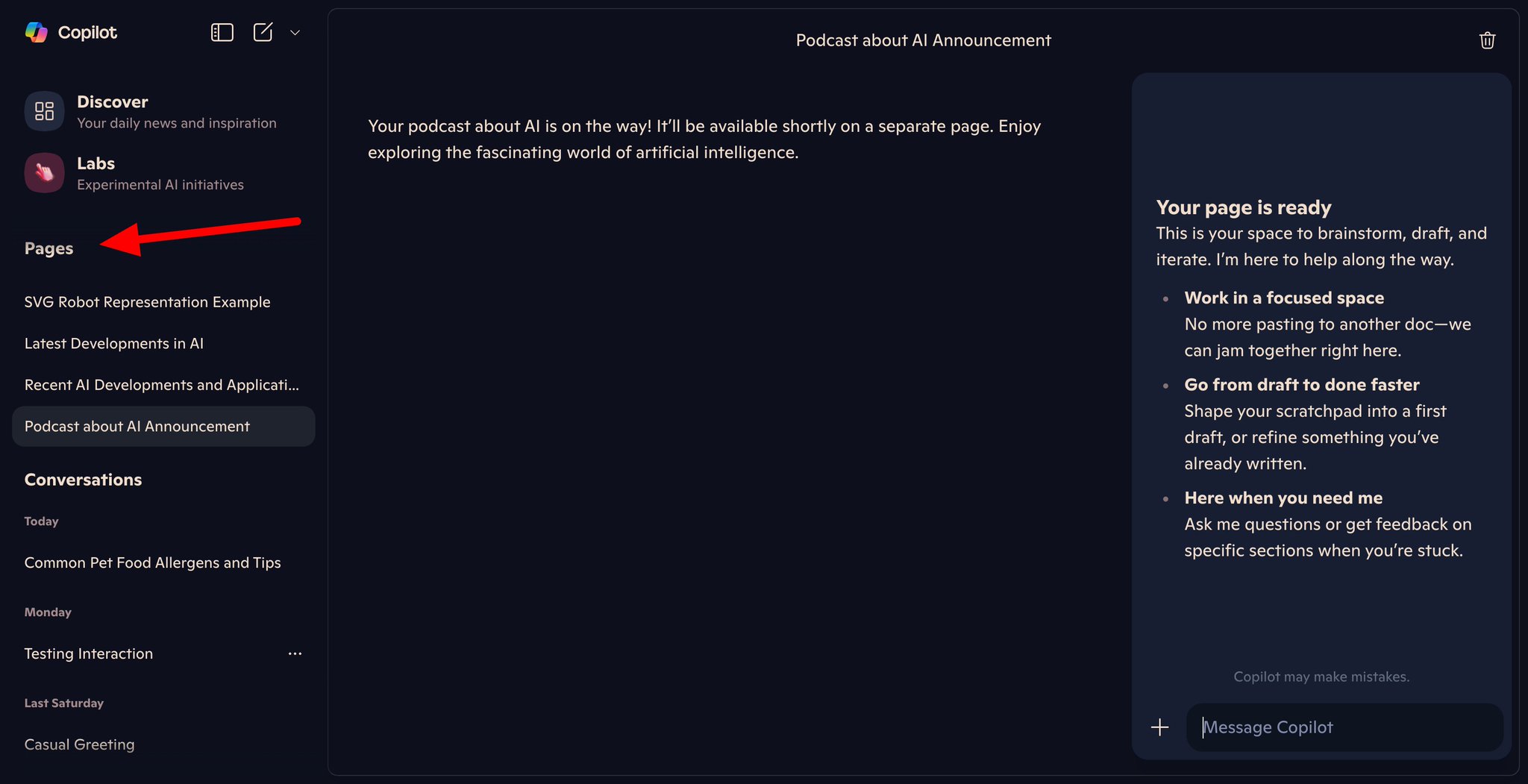 Microsoft Preparing Broader Release of Copilot Pages Interface