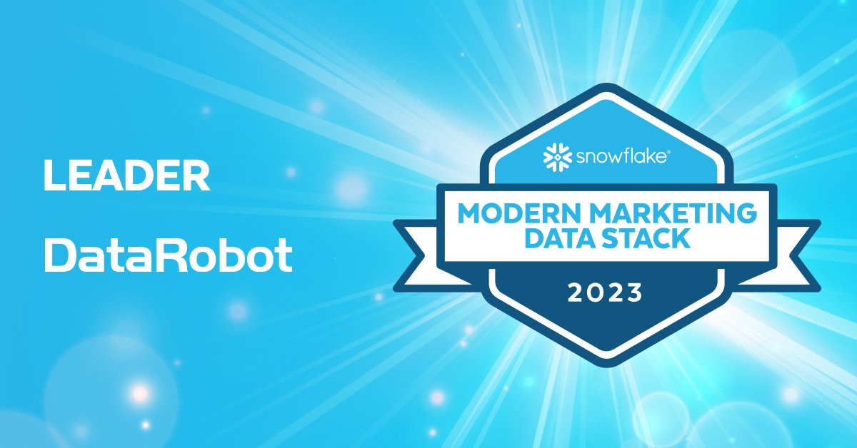 DataRobot Named 2023 Modern Marketing Data Stack AI Leader