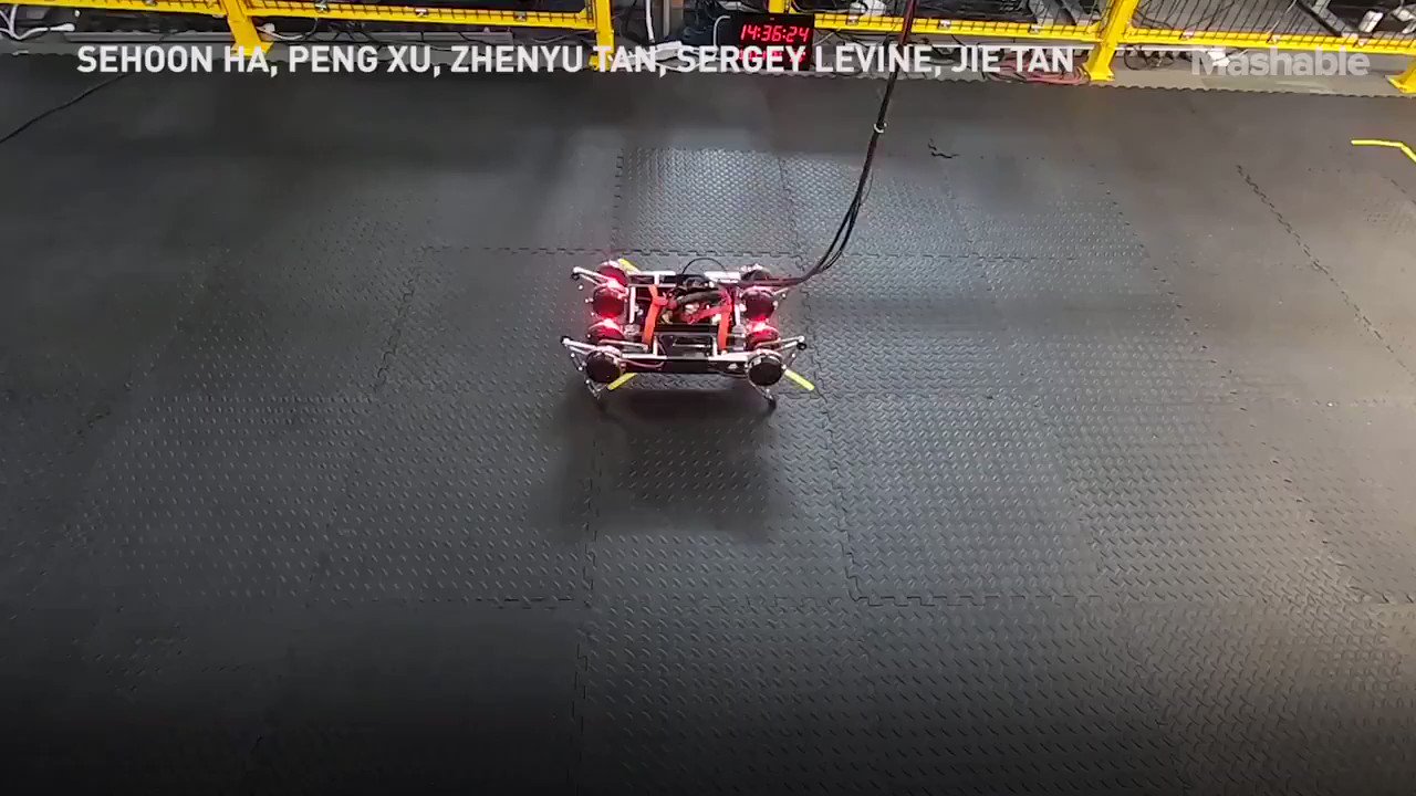 Robot Teaches Itself to Walk Through Artificial Intelligence