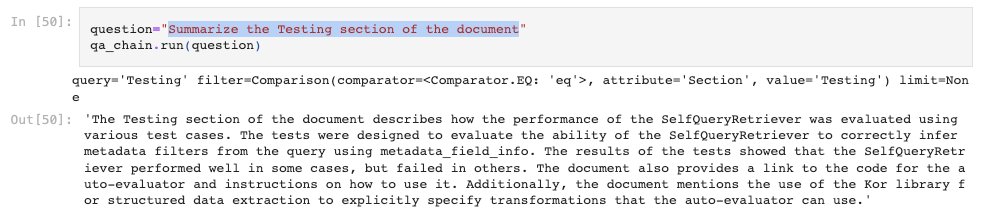 Document splitting with metadata preservation for markdown