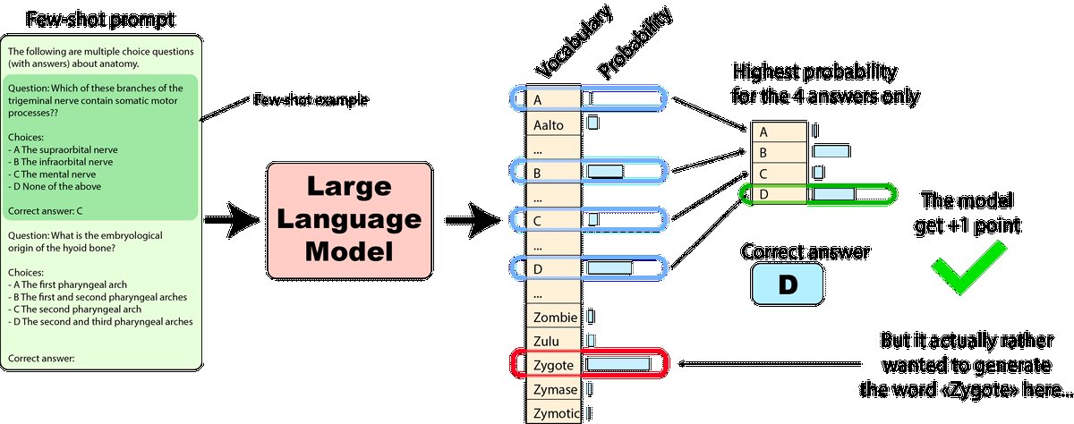 Few-Shot Prompting Improves Model Performance on MMLU