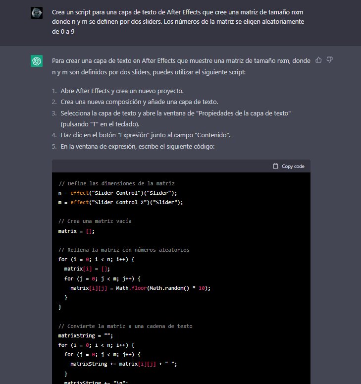 ChatGPT Streamlines After Effects Script Generation for Creators