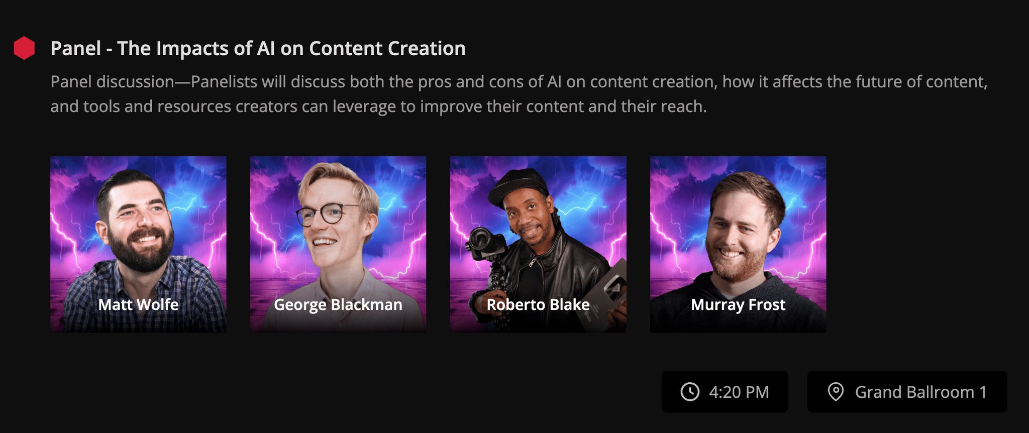 AI Panel on Content Creation Impacts at VidSummit