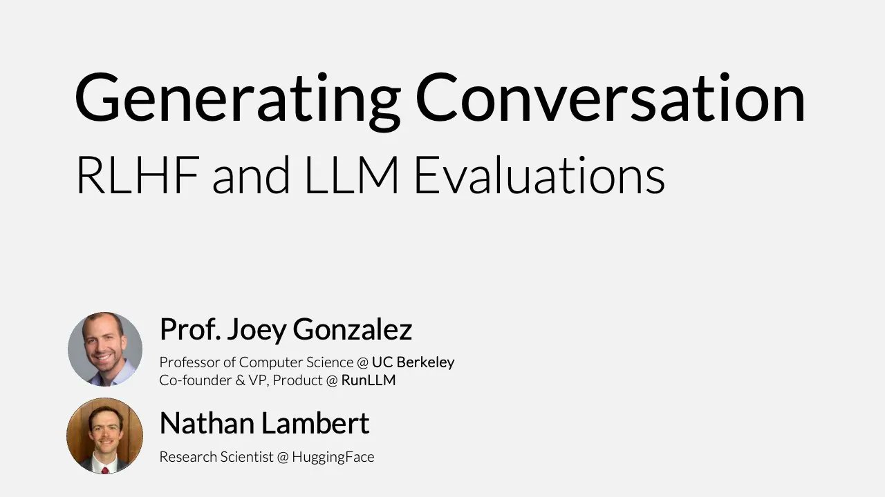 RLHF and LLM Evaluations with Nathan Lambert