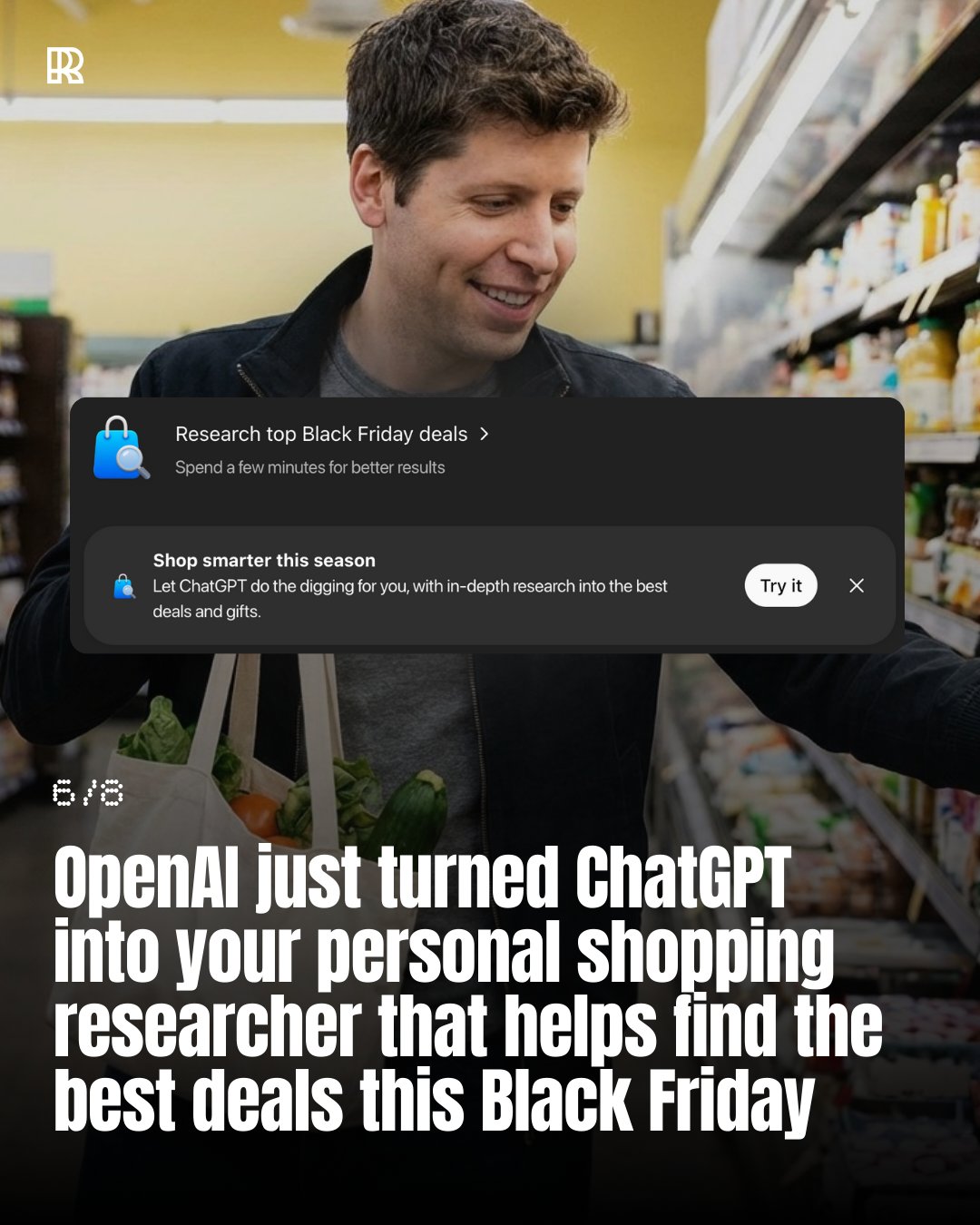OpenAI Launches ChatGPT Shopping Research Feature Ahead Black Friday