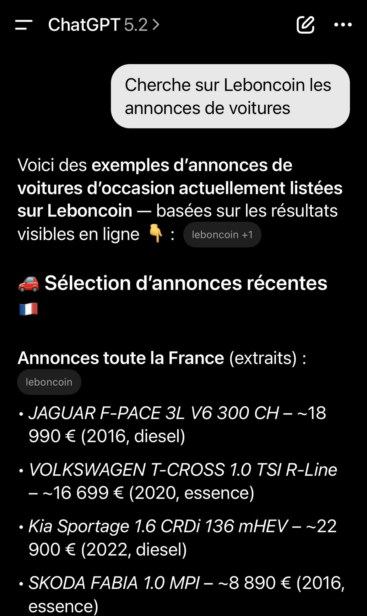 ChatGPT auto-installing Leboncoin app: hidden feature and security risk