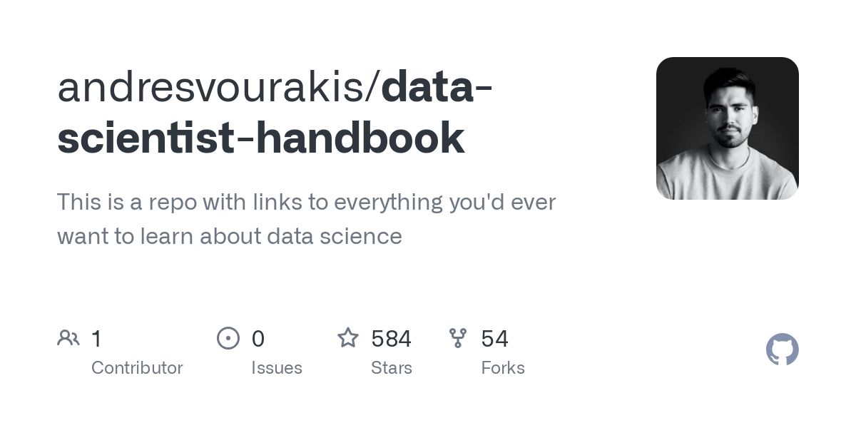 Comprehensive Data Science Learning Resource Handbook