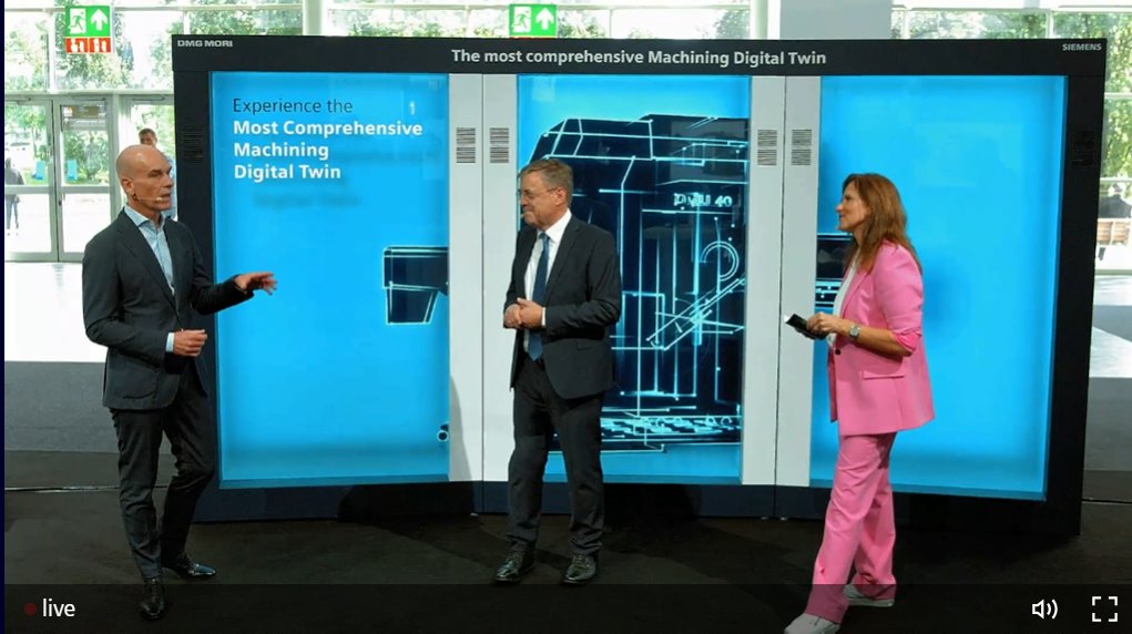Siemens and DMG MORI accelerate digital transformation at EMO2023
