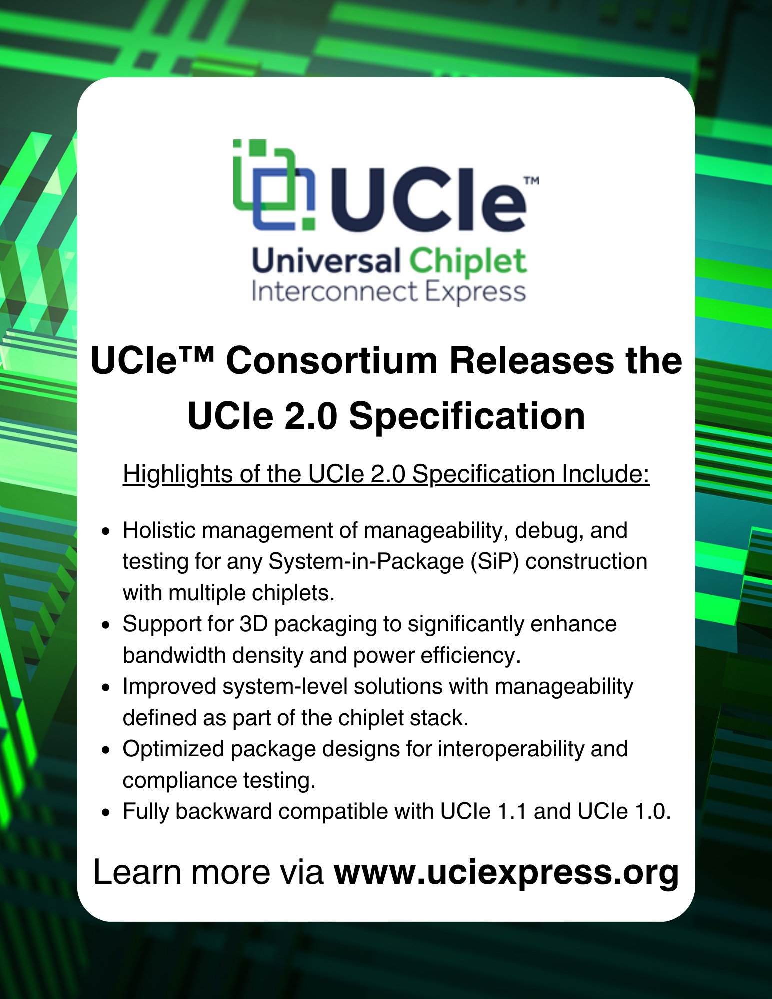 Untether AI Adopts UCIe 2.0 for Energy-Efficient AI Chiplets