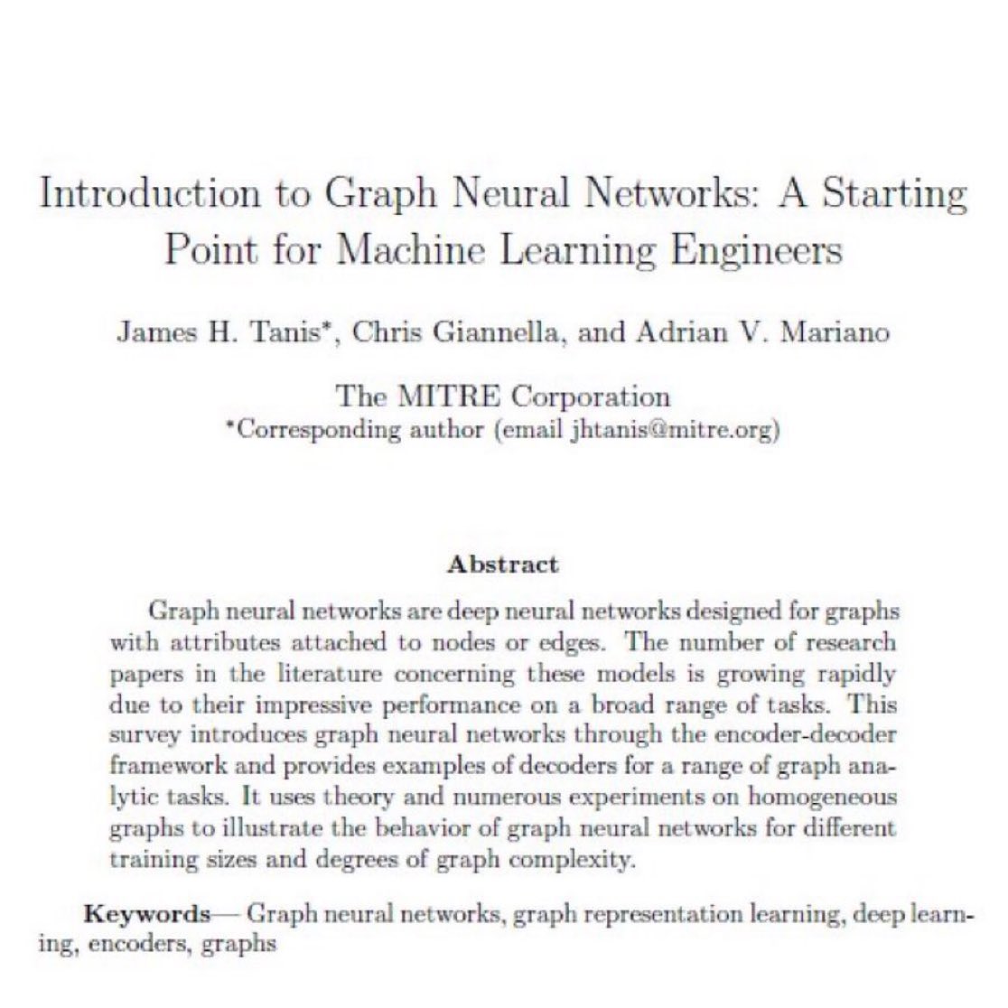 Introduction to Graph Neural Networks for Machine Learning Engineers