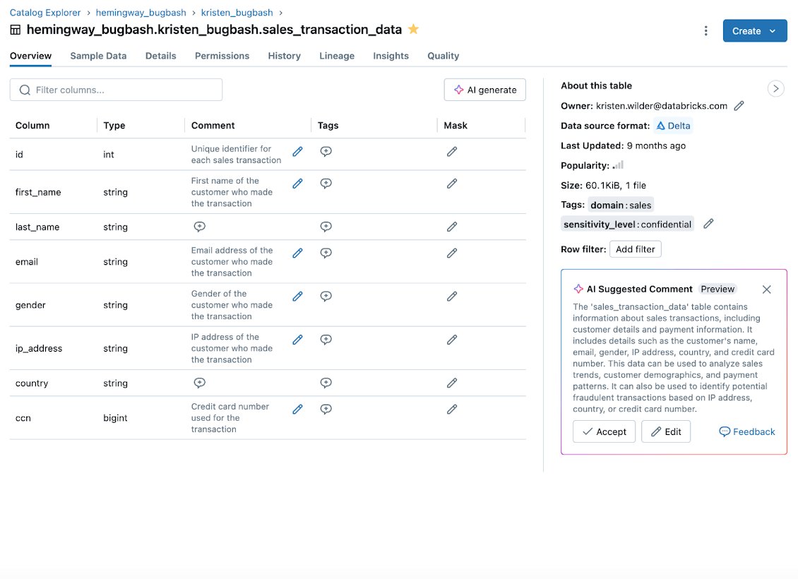 Unity Catalog Explorer Updates Accelerate Data Discovery